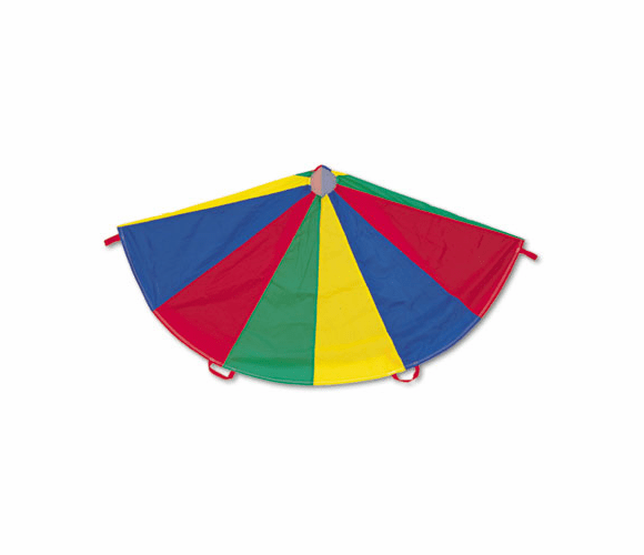 CSINP12 Nylon Multicolor Parachute, 12-ft. diameter, 12 Handles By CHAMPION SPORT