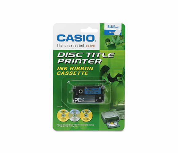 CSOTR18BU TR18BU Thermal Ink Ribbon Cartridge, Blue By CASIO, INC.