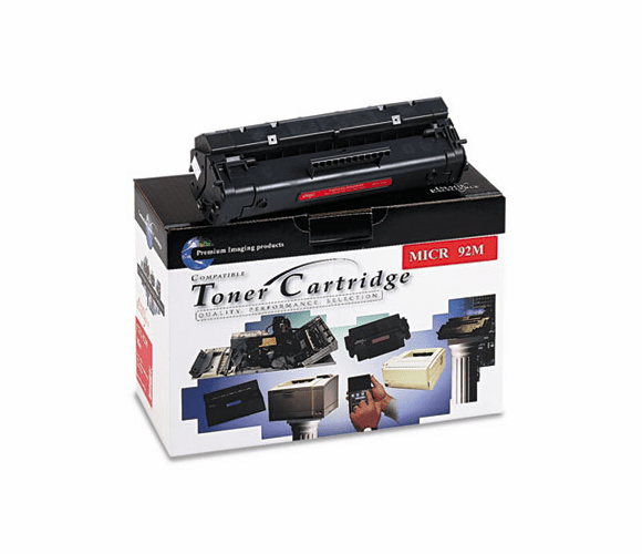 CTGCTG92M CTG92M Compatible Remanufactured MICR Toner, 2500 Page-Yield, Black By CTG/CLOVER TECHNOLOGY GROUP