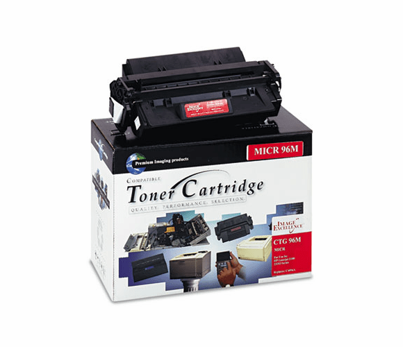 CTGCTG96M CTG96M Compatible Remanufactured MICR Toner, 5000 Page-Yield, Black By CTG/CLOVER TECHNOLOGY GROUP