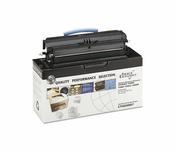 CTGCTGD5007 CTGD5007 Compatible Remanufactured High-Yield Toner, 6000 Page-Yield, Black By CTG/CLOVER TECHNOLOGY GROUP