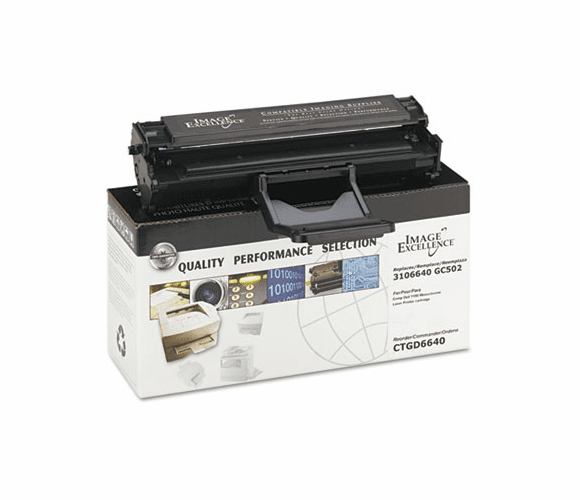 CTGCTGD6640 CTGD6640 Compatible Remanufactured Toner, 2000 Page-Yield, Black By CTG/CLOVER TECHNOLOGY GROUP