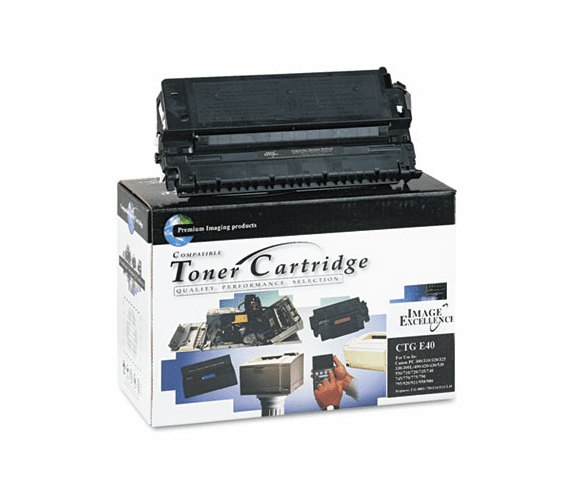 CTGCTGE40 CTGE40 Compatible Remanufactured Toner, 4000 Page-Yield, Black By CTG/CLOVER TECHNOLOGY GROUP