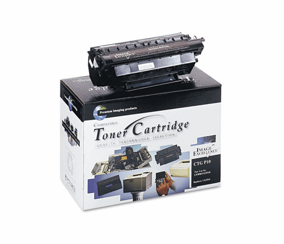 CTGCTGP10 CTGP10 Compatible Remanufactured Toner, 9000 Page-Yield, Black By CTG/CLOVER TECHNOLOGY GROUP