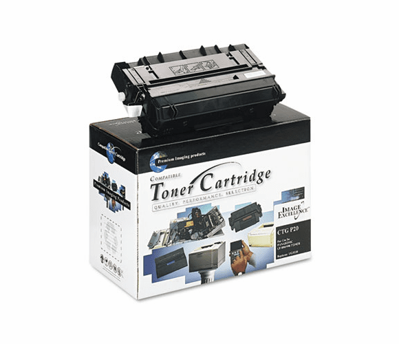 CTGCTGP20 CTGP20 Compatible Remanufactured Toner, 12000 Page-Yield, Black By CTG/CLOVER TECHNOLOGY GROUP