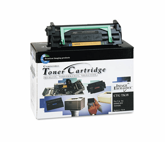 CTGCTGTK18 CTGTK18 Compatible Remanufactured Toner, 6000 Page-Yield, Black By CTG/CLOVER TECHNOLOGY GROUP