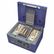 CUI88550 Security Box w/Dual Lock, Removable Cash/Coin Tray, Steel, Blue By CARL MFG. USA INC.