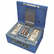 CUI88650 12" Wide Security Box w/Dual Lock, Removable Cash/Coin Tray, Steel, Blue By CARL MFG. USA INC.