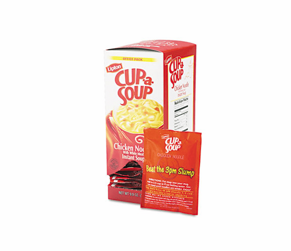 CUP03487 Cup-a-Soup, Chicken Noodle, Single Serving, 22/Pack By UNILEVER
