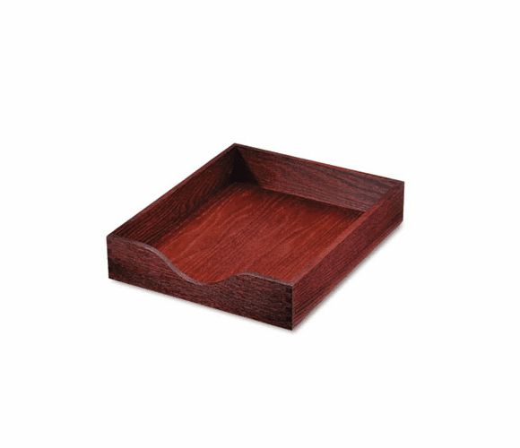 CVR07213 Hardwood Letter Stackable Desk Tray, Mahogany By ADVANTUS CORPORATION