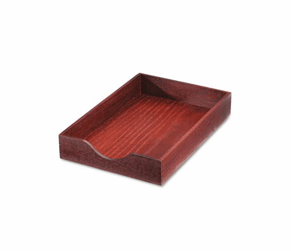 CVR07223 Hardwood Legal Stackable Desk Tray, Mahogany By ADVANTUS CORPORATION