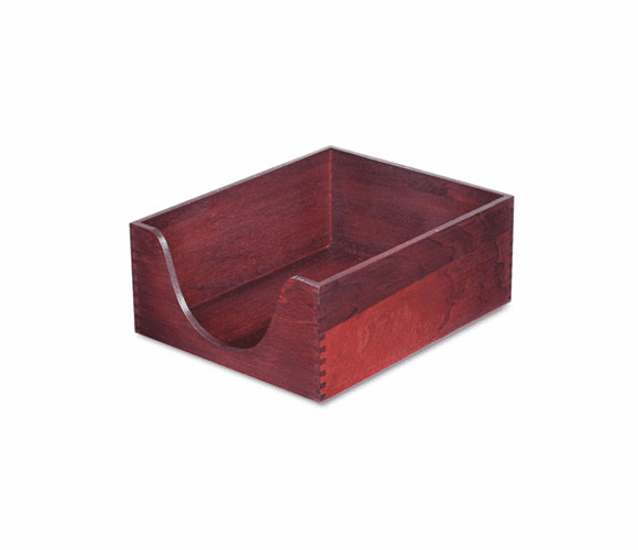 CVR08213 Hardwood Letter Stackable Desk Tray, Mahogany By ADVANTUS CORPORATION