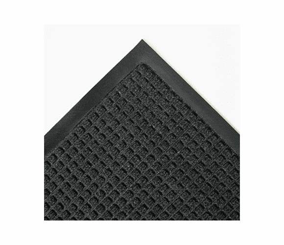 CWNSSR035CH Super-Soaker Wiper Mat w/Gripper Bottm, Polypropylene, 34" x 58", Charcoal By CROWN MATS & MATTING