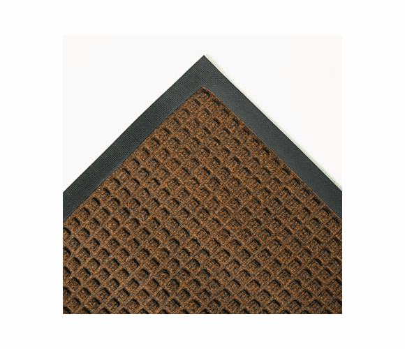 CWNSSR035DB Super-Soaker Wiper Mat w/Gripper Bottom, Polypropyl, 34" x 58", Dark Brown By CROWN MATS & MATTING