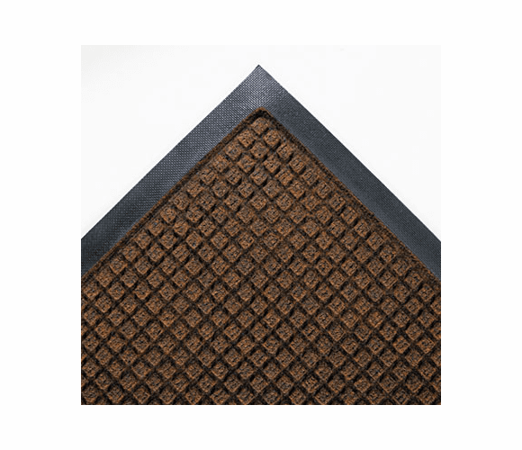 CWNSSR046DB Super-Soaker Wiper Mat w/Gripper Bottom, Polypropyl, 45" x 68", Dark Brown By CROWN MATS & MATTING