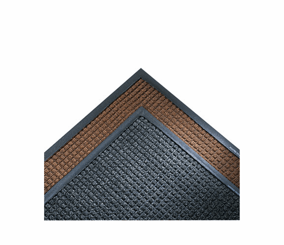 CWNSSR310DB Super-Soaker Wiper Mat w/Gripper Bottom, Polypropyl, 34 x 119, Dark Brown By CROWN MATS & MATTING