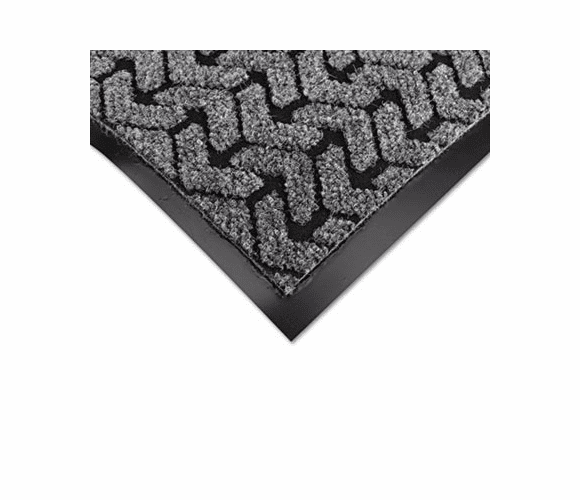 CWNTE0046GY Tire-Track Scraper Mat, Needlepunch Polypropylene/Vinyl,48 x 72,Gray By CROWN MATS & MATTING
