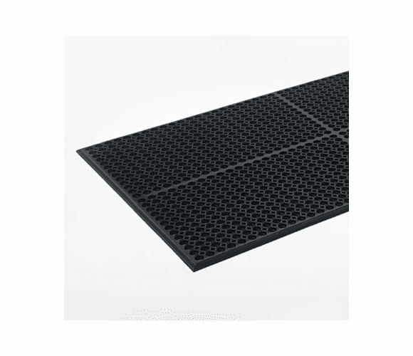 CWNWSCT35BK Safewalk-Light Heavy-Duty Anti-Fatigue Mat, Rubber, 36 x 60, Black By CROWN MATS & MATTING