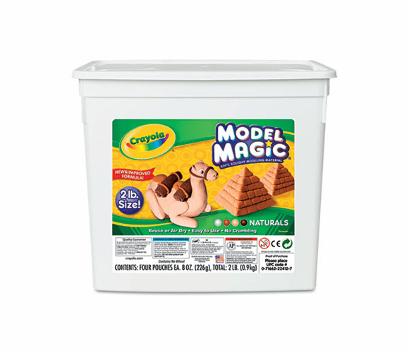 CYO232412 Model Magic Modeling Compound, Natural, 2 lbs. By BINNEY & SMITH / CRAYOLA