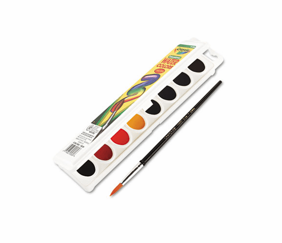 CYO530080 Watercolors, 8 Assorted Colors By BINNEY & SMITH / CRAYOLA