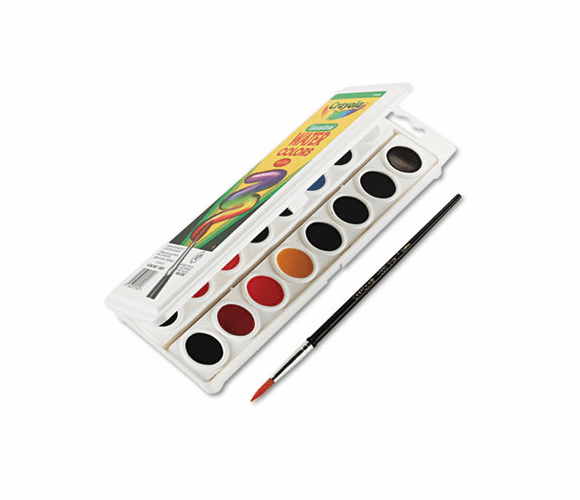 CYO530160 Watercolors, 16 Assorted Colors By BINNEY & SMITH / CRAYOLA