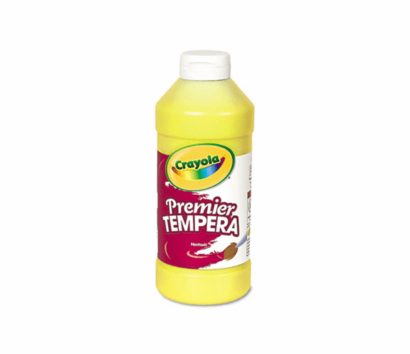 CYO541216034 Premier Tempera Paint, Yellow, 16 oz By BINNEY & SMITH / CRAYOLA