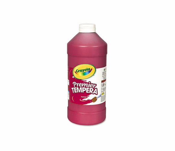 CYO541216038 Premier Tempera Paint, Red, 16 oz By BINNEY & SMITH / CRAYOLA
