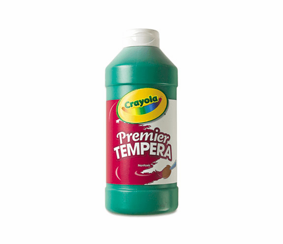 CYO541216044 Premier Tempera Paint, Green, 16 oz By BINNEY & SMITH / CRAYOLA