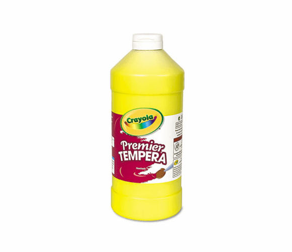 CYO541232034 Premier Tempera Paint, Yellow, 32 oz By BINNEY & SMITH / CRAYOLA