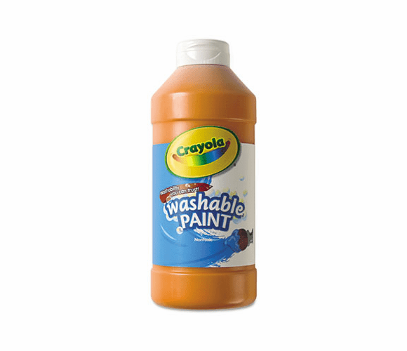 CYO542016036 Washable Paint, Orange, 16 oz By BINNEY & SMITH / CRAYOLA