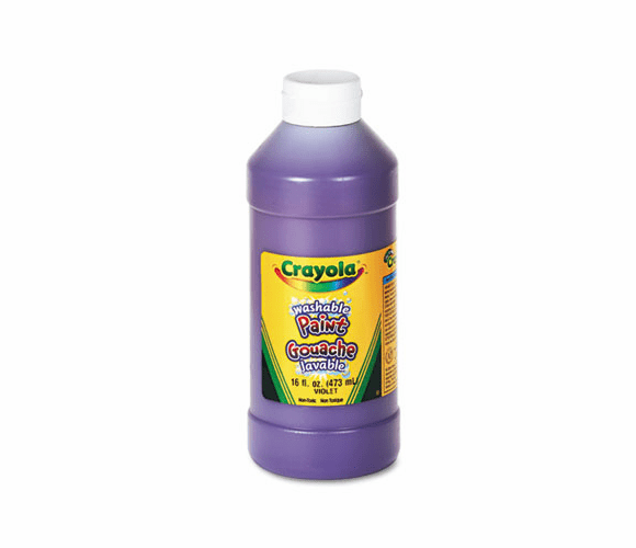 CYO542016040 Washable Paint, Violet, 16 oz By BINNEY & SMITH / CRAYOLA