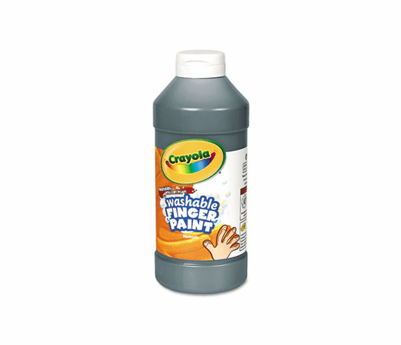 CYO551316051 Washable Fingerpaint, Black, 16 oz By BINNEY & SMITH / CRAYOLA
