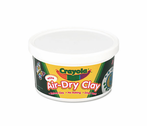 CYO575050 Air-Dry Clay, White, 2 1/2 lbs By BINNEY & SMITH / CRAYOLA