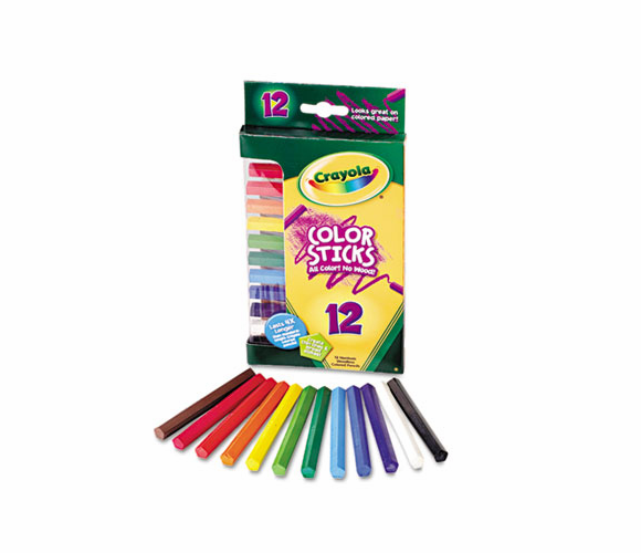CYO682312 Woodless Color Pencils, Assorted, 12/Pack By BINNEY & SMITH / CRAYOLA