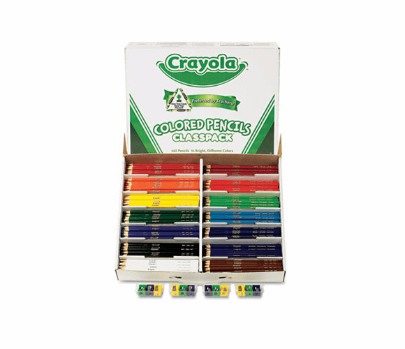 CYO688462 Colored Woodcase Pencil Classpack, 3.3 mm, 14 Assorted Colors/Set By BINNEY & SMITH / CRAYOLA