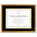 DAX1511T Hardwood Document/Certificate Frame w/Mat, 11 x 14, Antiqued Gold Leaf By DAX MANUFACTURING INC.
