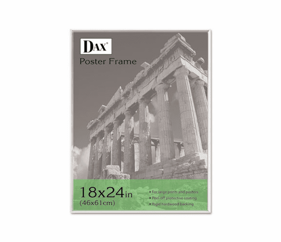 DAX2811W5T U-Channel Poster Frame, Contemporary w/Plexiglas Window, 18 x 24, Clear By DAX MANUFACTURING INC.