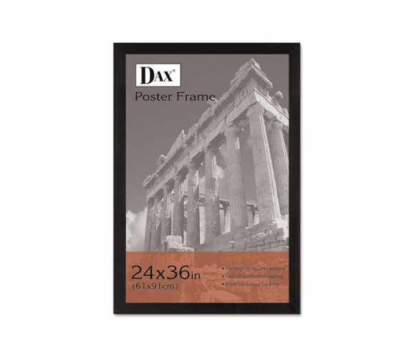 DAX2863U2X Black Plastic Poster Frame w/Plastic Window, Wide Profile, 24 x 36 By DAX MANUFACTURING INC.