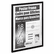 DAX3404W1T Metro Series Poster Frame, Wood, 18 x 24, Black/Silver By DAX MANUFACTURING INC.