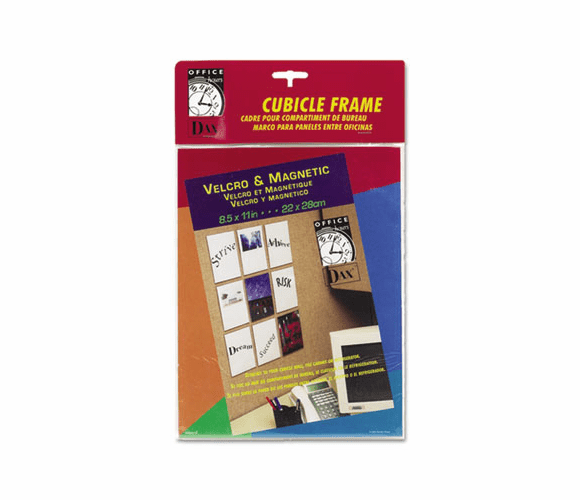 DAXN140285M Velcro Magnetic Cubicle Photo Document Frame, Acrylic, 8-1/2 x 11, Clear By DAX MANUFACTURING INC.