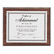 DAXN15818T Award Plaque, Wood/Acrylic Frame, fits up to 8-1/2 x 11, Walnut By DAX MANUFACTURING INC.