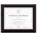 DAXN19881BT Solid Wood Award/Certificate Frame, 8-1/2 x 11, Black w/Walnut Trim By DAX MANUFACTURING INC.