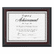 DAXN19881BT Solid Wood Award/Certificate Frame, 8-1/2 x 11, Black w/Walnut Trim By DAX MANUFACTURING INC.
