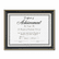 DAXN2709N6T Gold-Trimmed Document Frame w/Certificate, Wood, 8-1/2 x 11, Black By DAX MANUFACTURING INC.