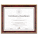 DAXN2709N7T Gold-Trimmed Document Frame w/Certificate, Wood, 8-1/2 x 11, Mahogany By DAX MANUFACTURING INC.