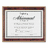 DAXN2709N7T Gold-Trimmed Document Frame w/Certificate, Wood, 8-1/2 x 11, Mahogany By DAX MANUFACTURING INC.