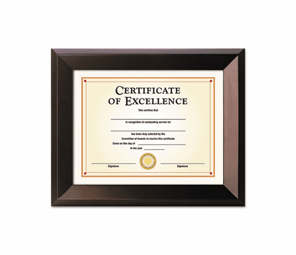 DAXN6200N1T Park Avenue Coffee Bean Wood Frame, Coffee Brown, 4 x 6 By DAX MANUFACTURING INC.