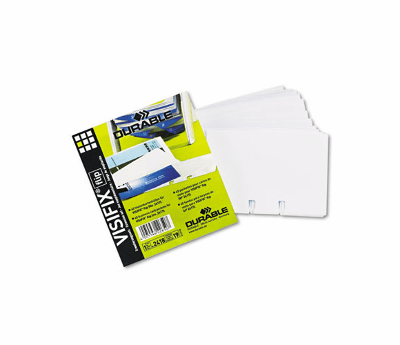 DBL241819 VISIFIX Double-Sided Business Card Refill Sleeves, 40/Pack By DURABLE OFFICE PRODUCTS CORP.
