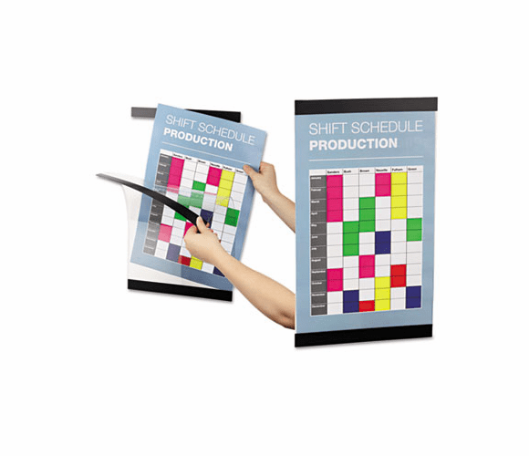 DBL489001 DURAFRAME Sign, 5 1/2 x 8 1/2 Insert, Black By DURABLE OFFICE PRODUCTS CORP.