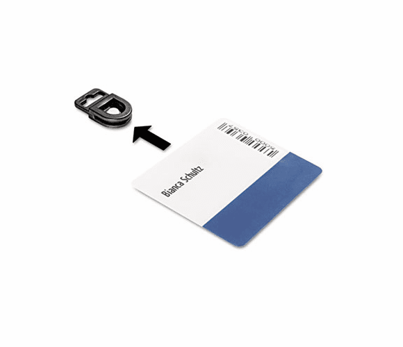 DBL818801 CARD FIX Card Holder, Black, 50/Box By DURABLE OFFICE PRODUCTS CORP.